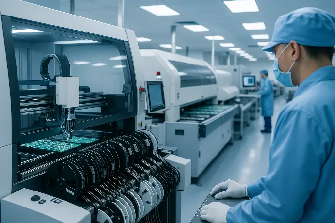 Ligne assemblage PCB